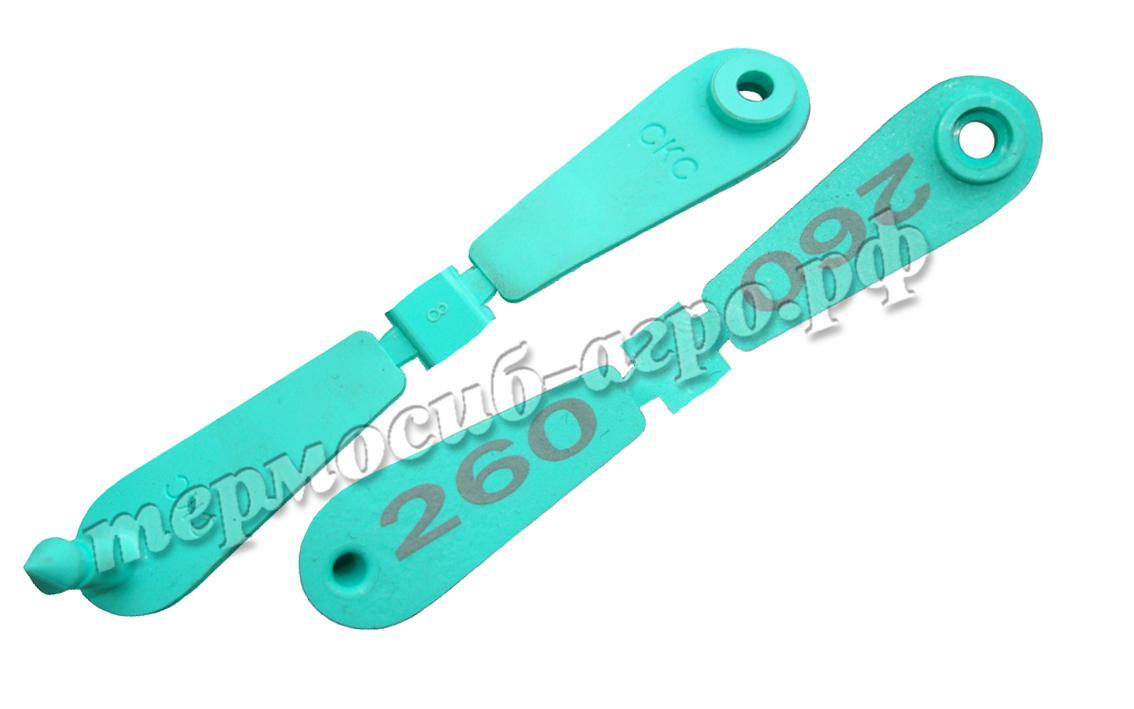 Бирка "лепесток" с номером